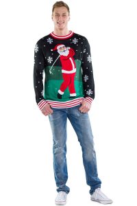 holiday golf gift guide santa sweater