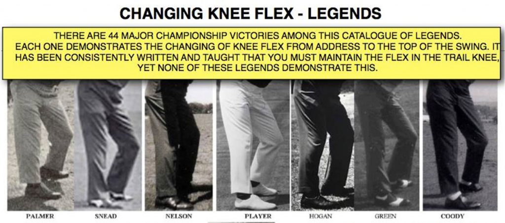 backswing knee flex legends