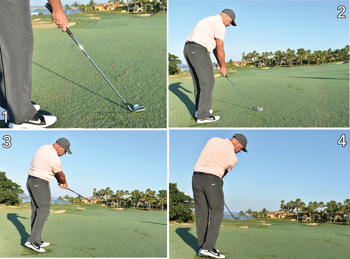 Sexy golf shots curved
