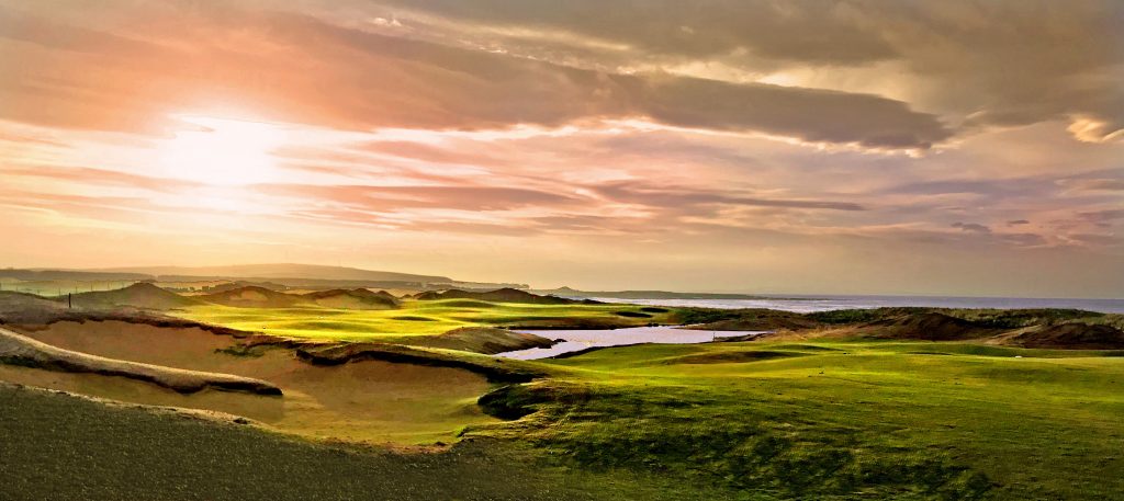 dumbarnie links sunset