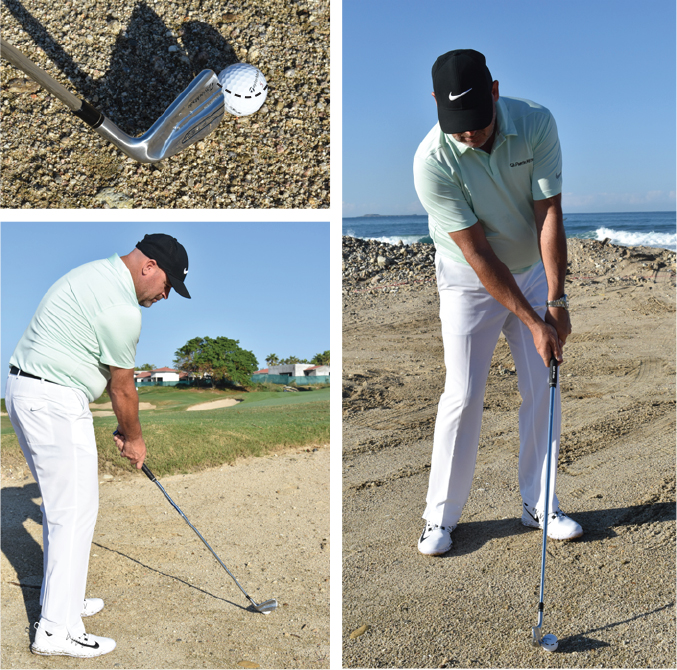fairway bunker golf shots
