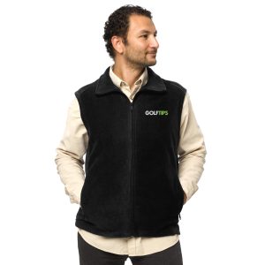 Golf Tips Men’s Columbia fleece vest