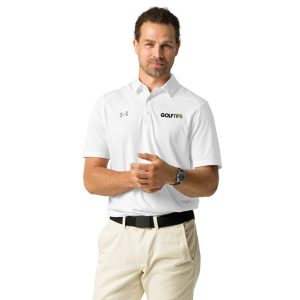 Golf Tips Under Armour® men's polo (White)