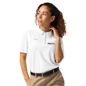 Golf Tips Under Armour® women’s polo (White)